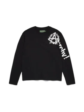 Anarchy Wreath långärmad T-shirt, svart