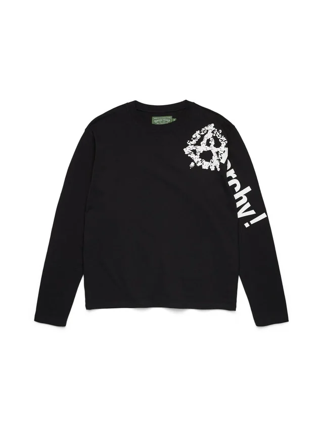 Anarchy Wreath långärmad T-shirt, svart
