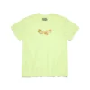Bomullströja med blommigt logo, lime
