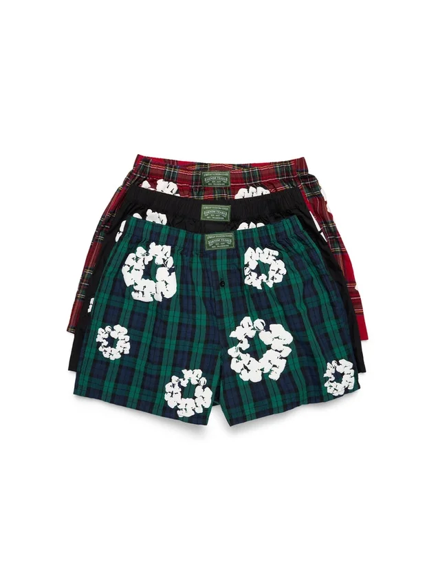 Boxershorts med Cotton Wreath, 3-pack, flerfärgat
