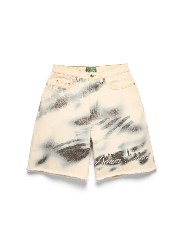 Cloud Camo-Denim-shorts