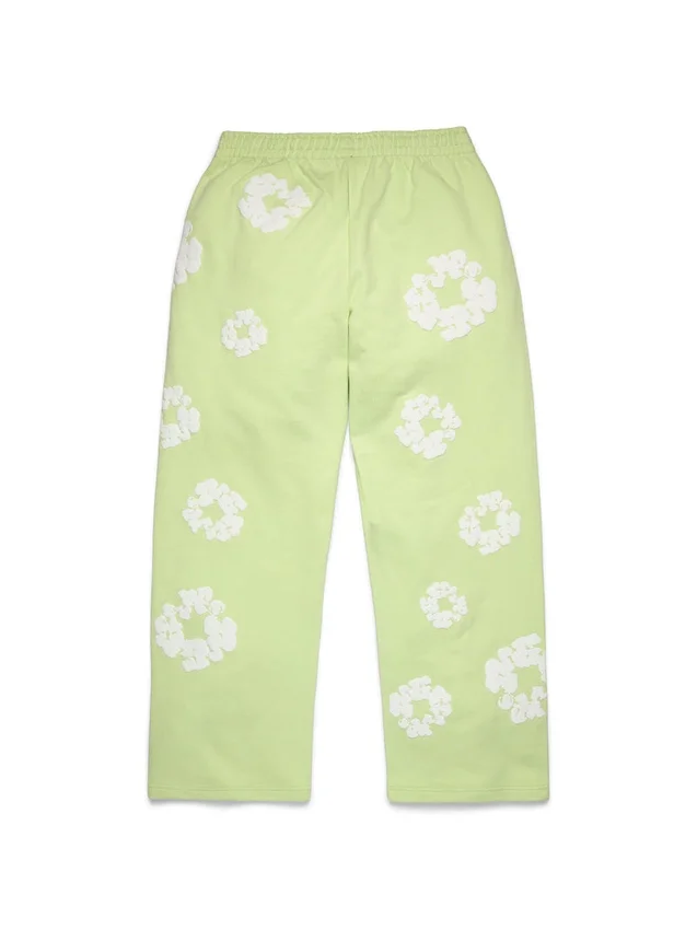 Cotton Wreath-baggy-joggingbyxor, mintgrön