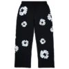 Cotton Wreath Baggy-joggingbyxor, svarta