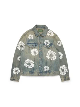 Cotton Wreath-Denim-jacka, Dirty Wash