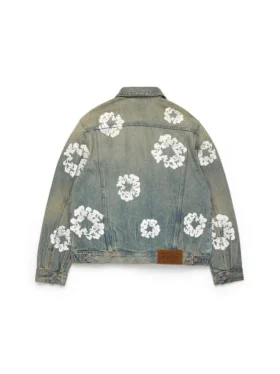 Cotton Wreath-Denim-jacka, Dirty Wash