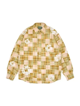 Cotton Wreath Madras långärmad skjorta med knappar