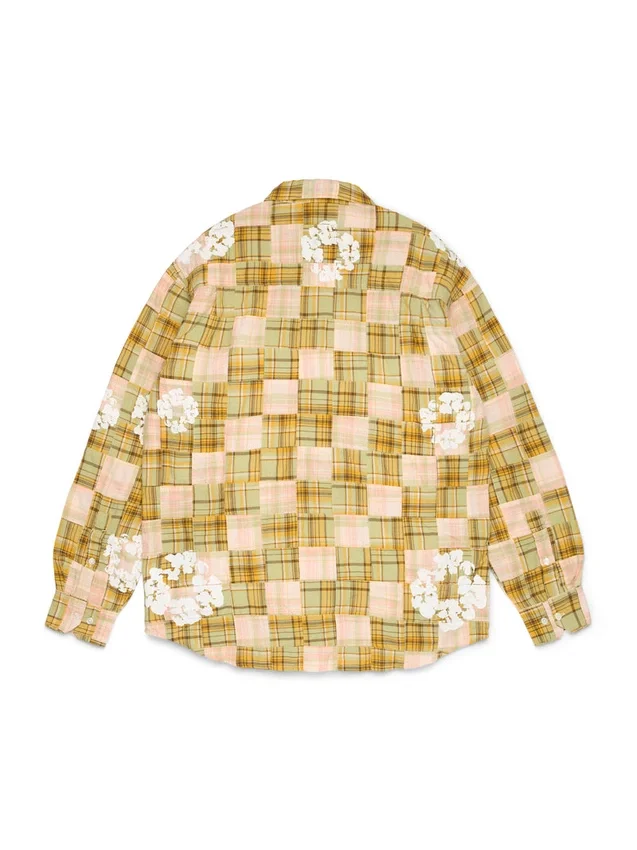 Cotton Wreath Madras långärmad skjorta med knappar