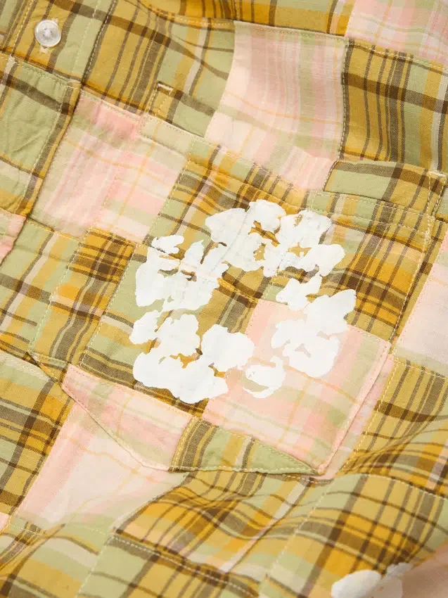 Cotton Wreath Madras långärmad skjorta med knappar