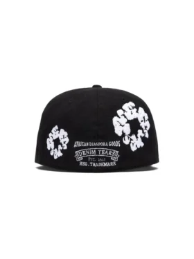 Cotton Wreath New Era 59FIFTY Canvas Fitted Cap Svart