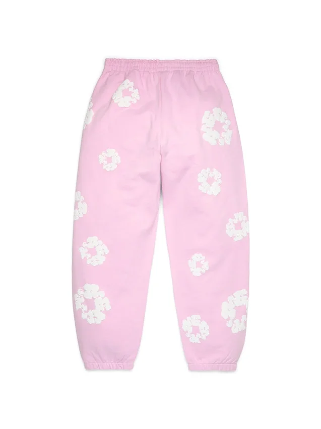 Cotton Wreath Sweatpant, puderrosa