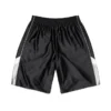 Denim U-basketshorts, svarta