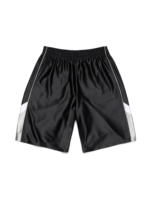 Denim U-basketshorts, svarta