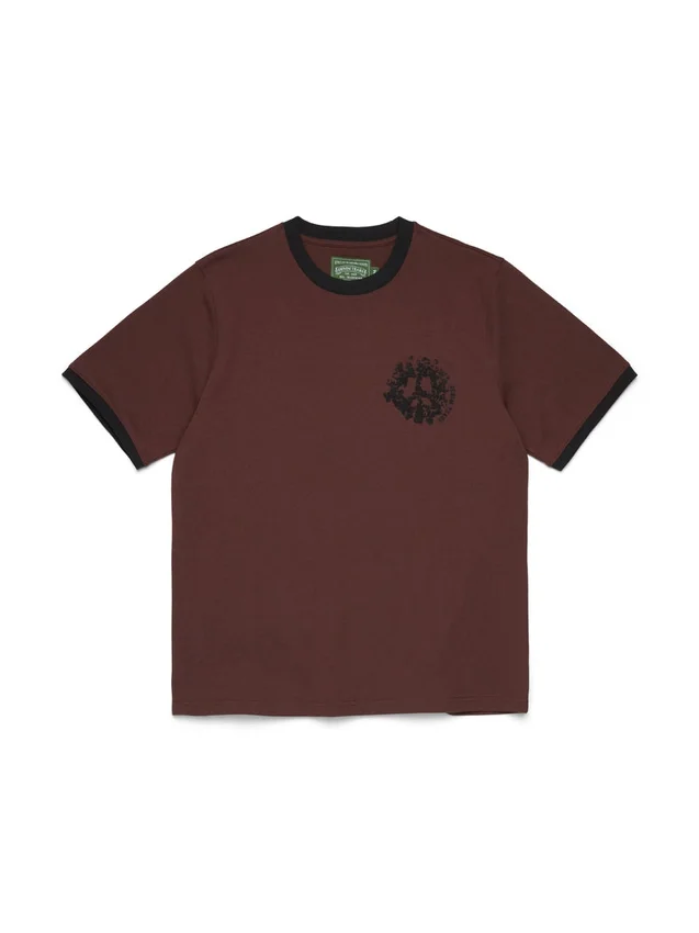 Denim U Ringer T-shirt, brun