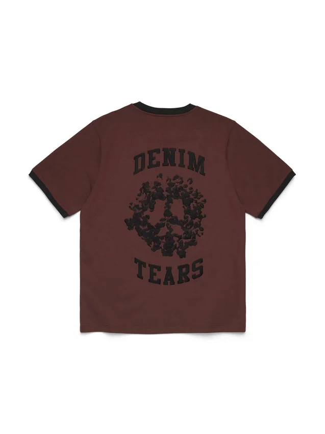 Denim U Ringer T-shirt, brun