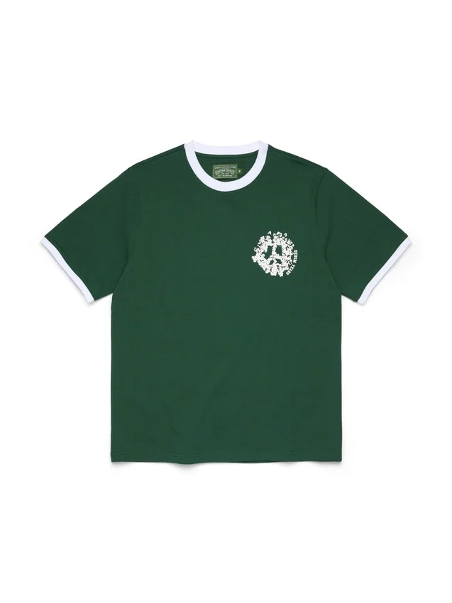 Denim U Ringer Tee grön