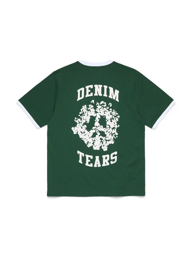 Denim U Ringer Tee grön