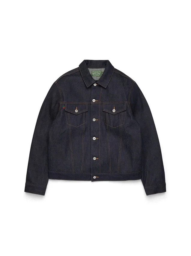 Denimjacka med selvedge