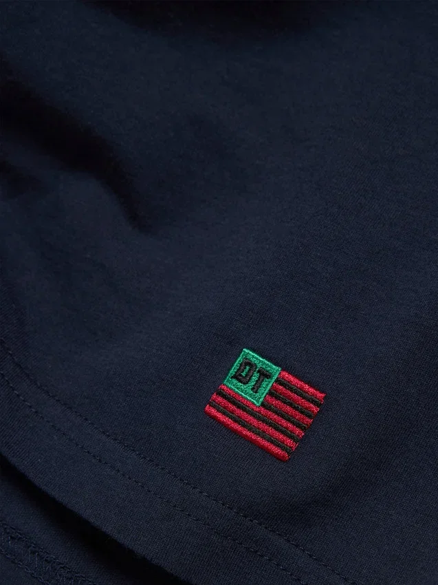 DT Flag 3-pack långärmad T-shirt marinblå