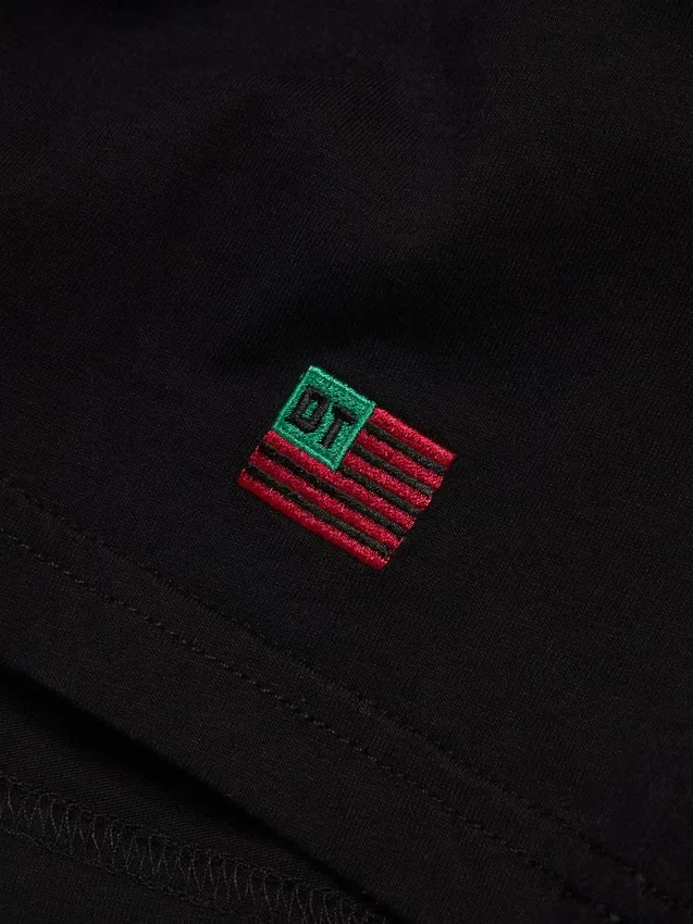DT Flag 3-pack långärmad T-shirt svart