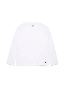 DT Flag 3-pack långärmad T-shirt, vit