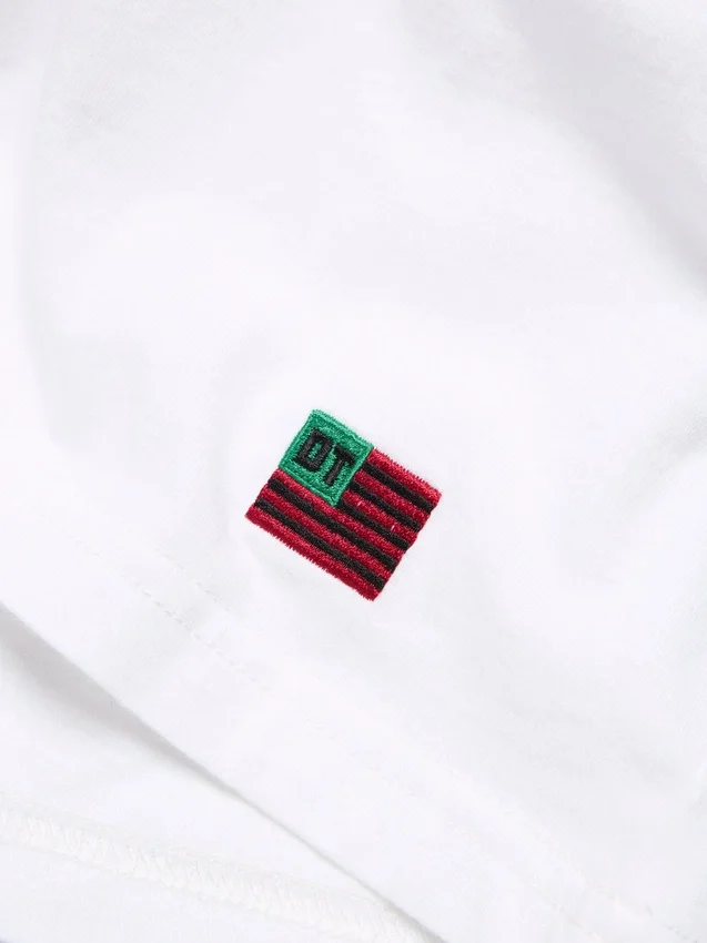 DT Flag 3-pack långärmad T-shirt, vit
