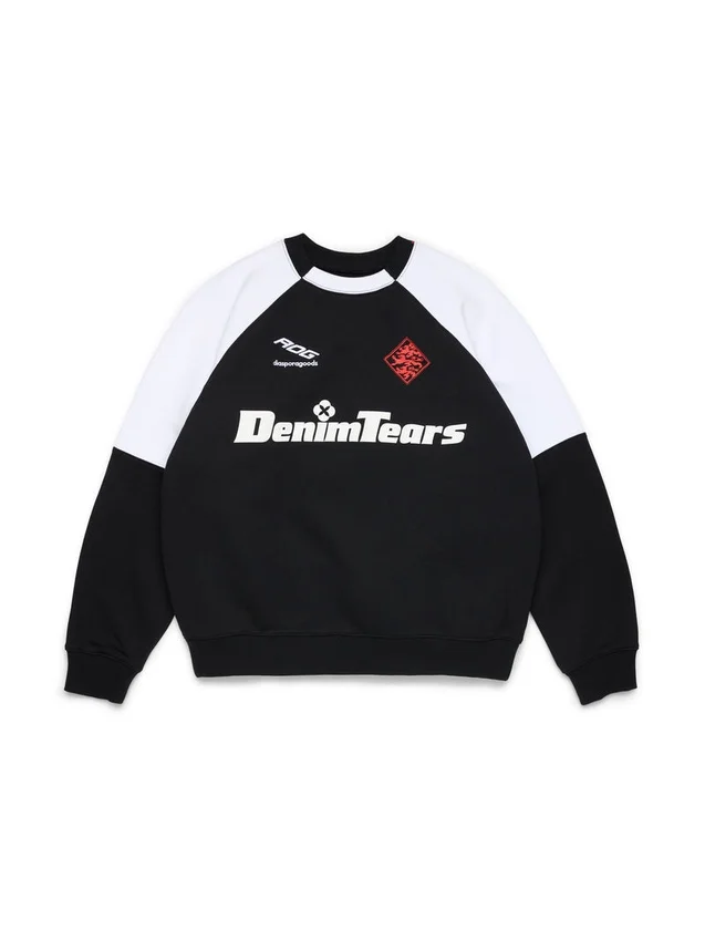 DT Sport Color Blocked Crewneck Svart