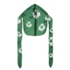 Durag med Cotton Wreath-mönster i bomull, grön