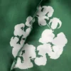 Durag med Cotton Wreath-mönster i bomull, grön
