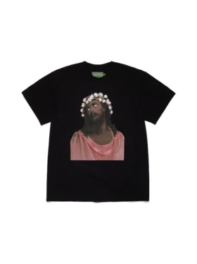 Jesus-T-shirt, svart