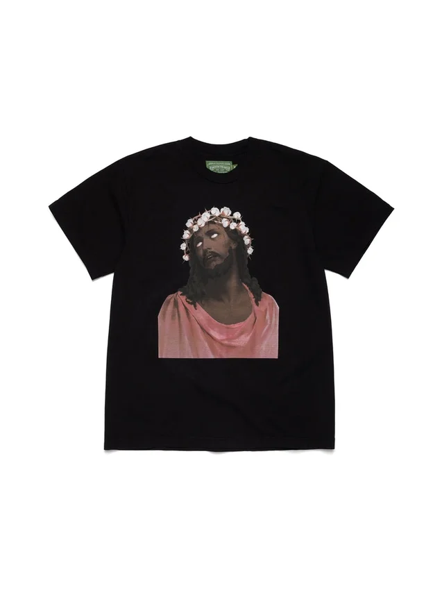 Jesus-T-shirt, svart