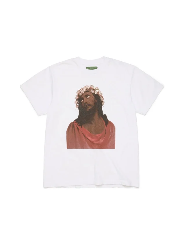 Jesus-T-shirt, vit