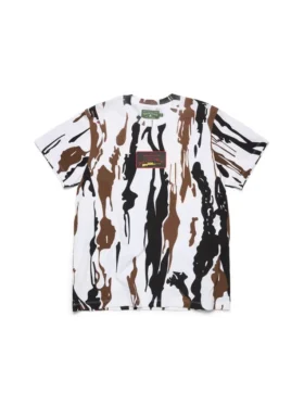 Jim Crow Hunt-T-shirt, vit kamouflage