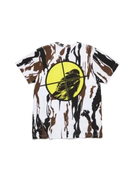 Jim Crow Hunt-T-shirt, vit kamouflage