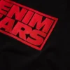 Larmes de Denim-T-shirt, svart