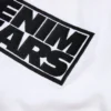 Larmes de Denim T-shirt Vit