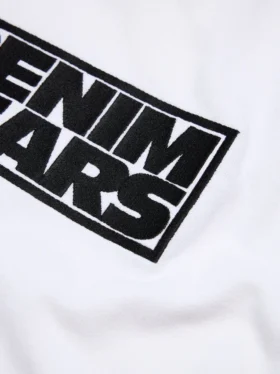 Larmes de Denim T-shirt Vit