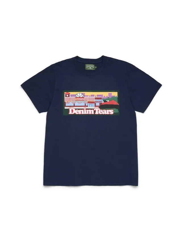 Liberty Rock Skyline T-shirt, marinblå