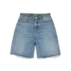 Ljusblå Denim-shorts