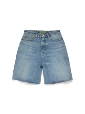 Ljusblå Denim-shorts