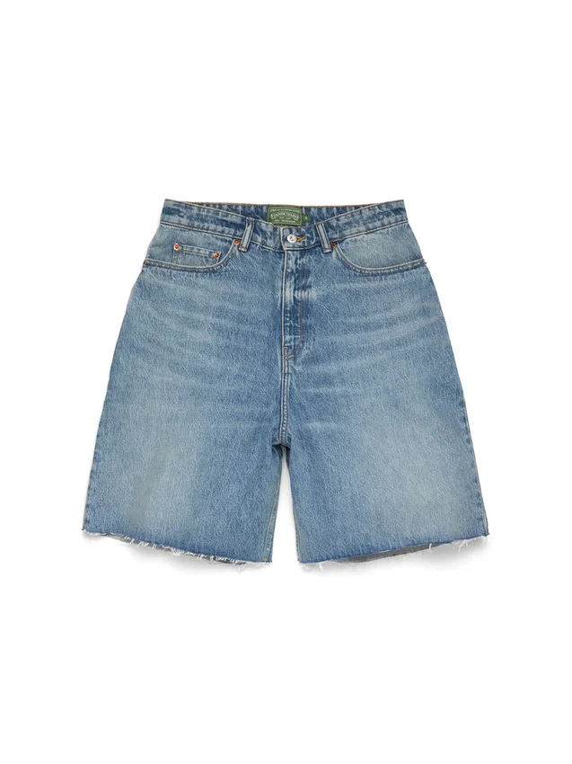 Ljusblå Denim-shorts