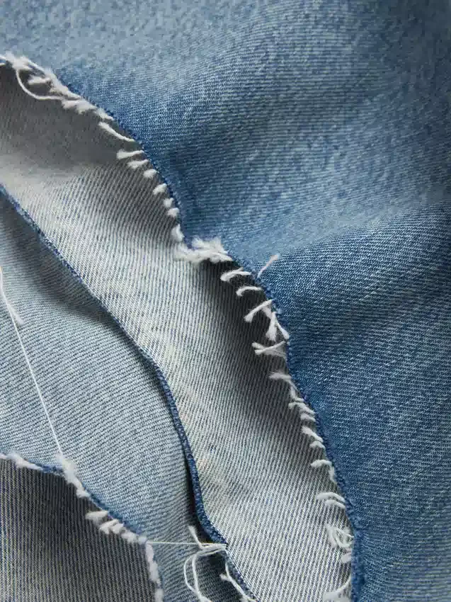 Ljusblå Denim-shorts