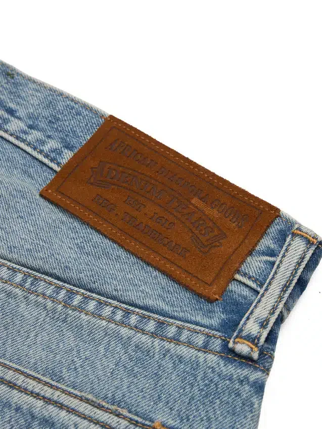 Ljusblå Denim-shorts