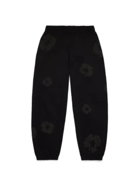 Mono Cotton Wreath Sweatpant, svarta