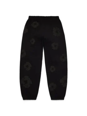 Mono Cotton Wreath Sweatpant, svarta