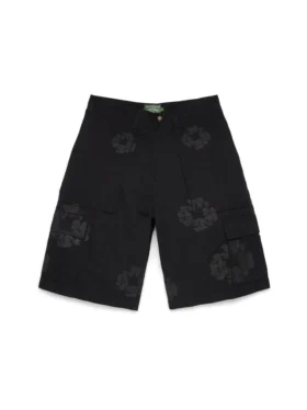 Mono Wreath Cargo-shorts, svarta