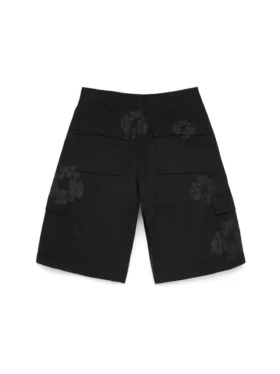 Mono Wreath Cargo-shorts, svarta