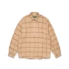 Overcheck-tröja, beige