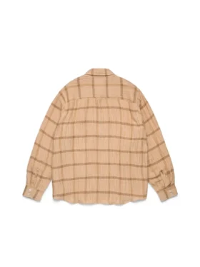 Overcheck-tröja, beige