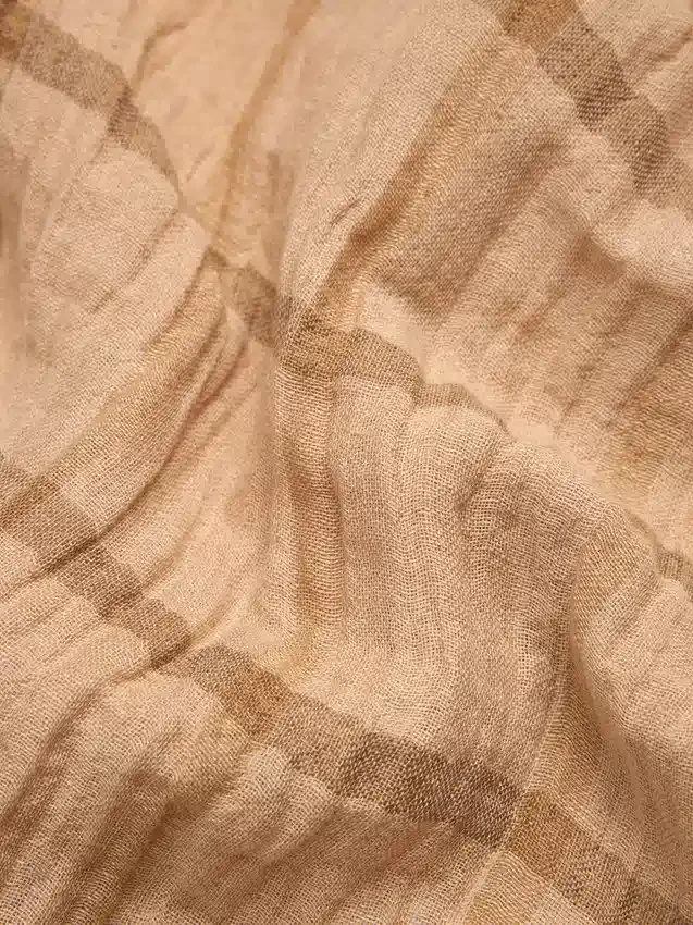 Overcheck-tröja, beige