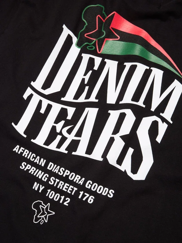 Pan-African Star-T-shirt, svart